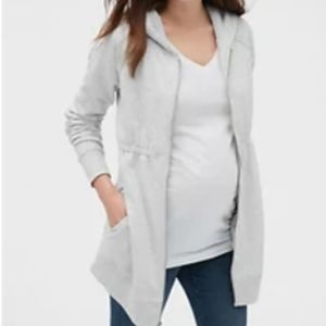 Gap Maternity Cinched-Waist Hoodie Small